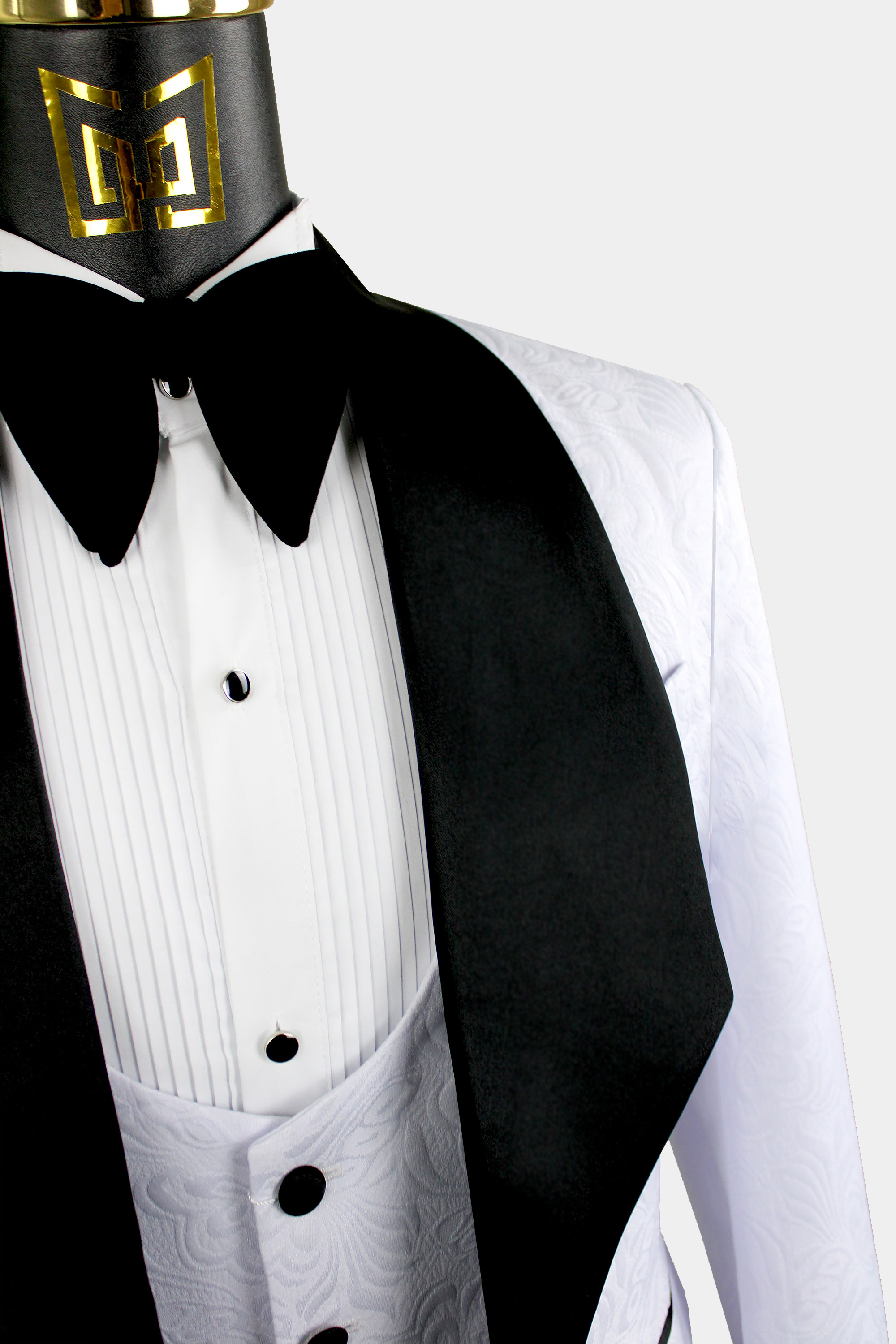 White and Black Tuxedo Suit | Gentleman's Guru