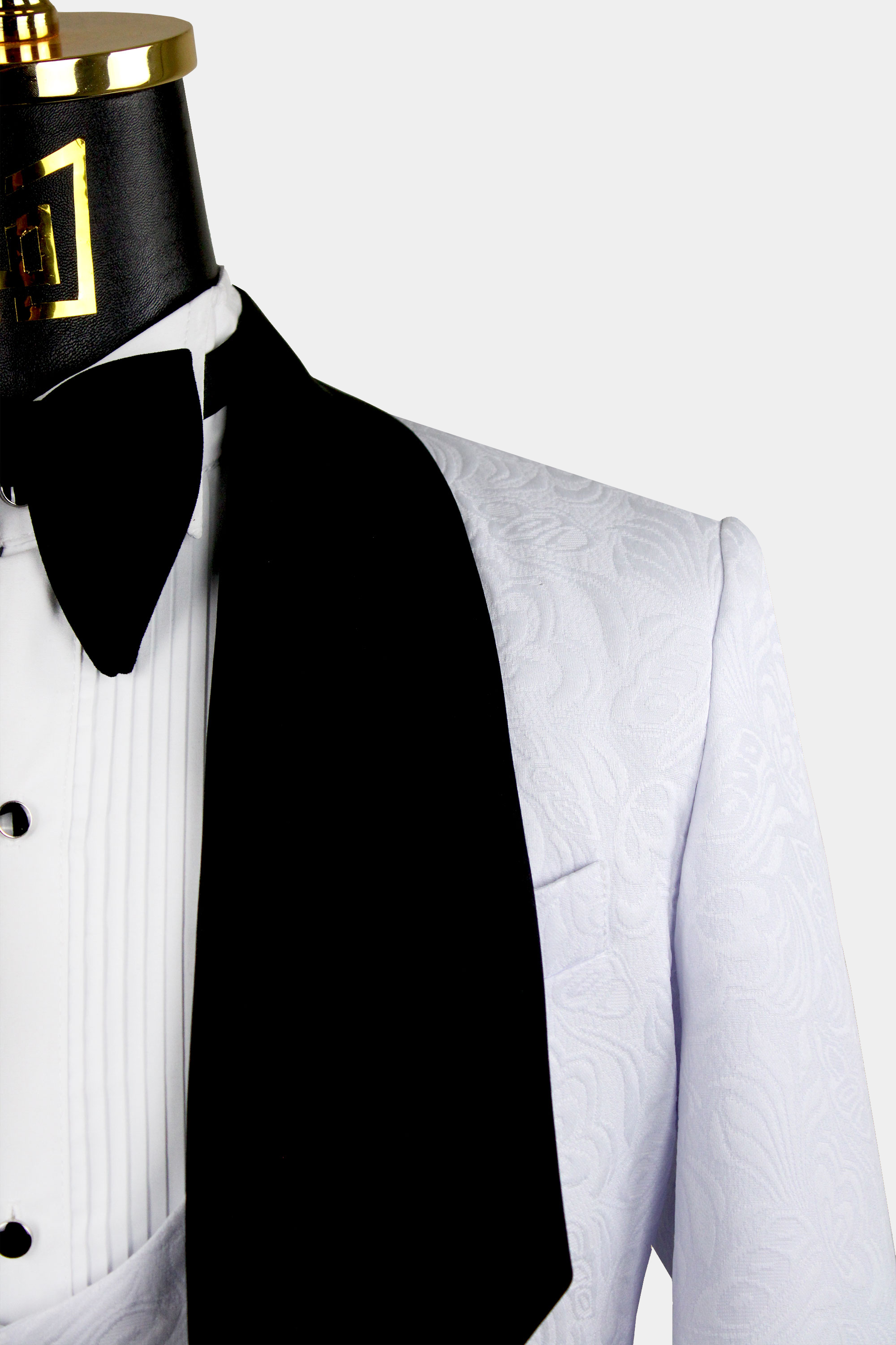 White and Black Tuxedo Suit | Gentleman's Guru