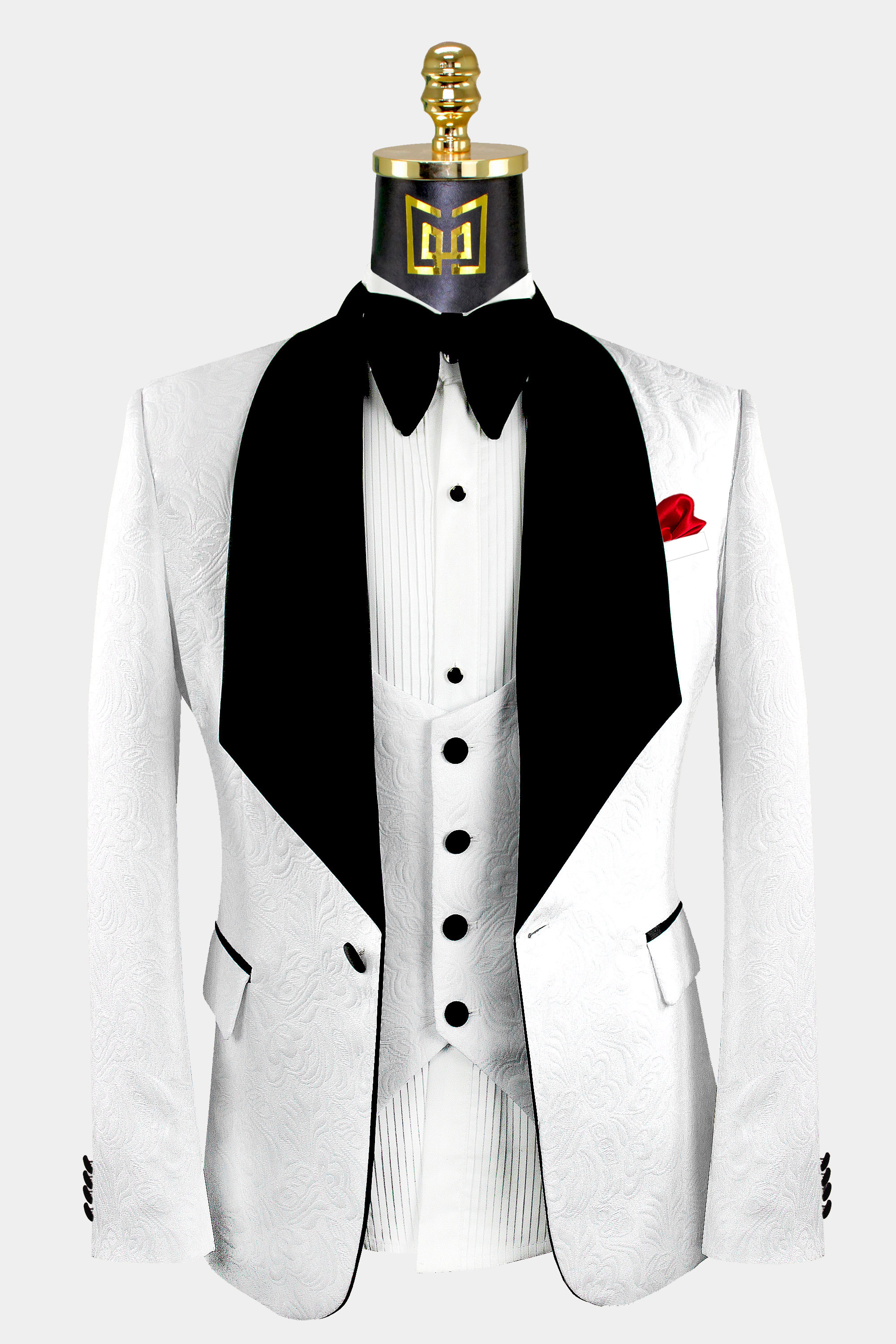 White and Black Tuxedo Suit | Gentleman's Guru