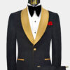 Mens-Black-and-Gold-Tuxedo-Suit-Groom-Wedding-Prom-Suit-from-Gentlemansguru.com