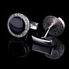 Black Onyx Crystal Cufflinks for Men from Gentlemansguru.com