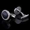Luxury Black Tuxedo Cufflinks from Gentlemansguru.com