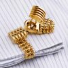 Designer Gold Chain Cufflinks from Gentlemansguru.com