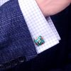 Green Enamel Cuff Shirt from Gentlemansguru.coù