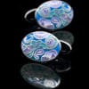 Light Blue Vintage Enamel Cufflinks