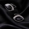 Luxury Black Crystal Cufflinks for Men from Gentlemansguru.com