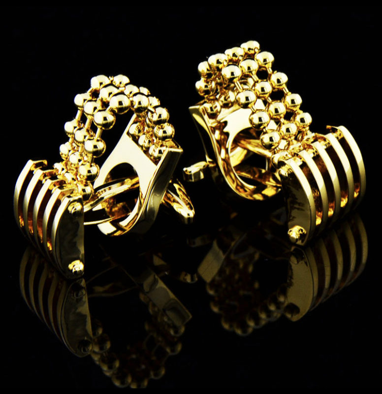 Gold Chain Cufflinks Gentleman's Guru