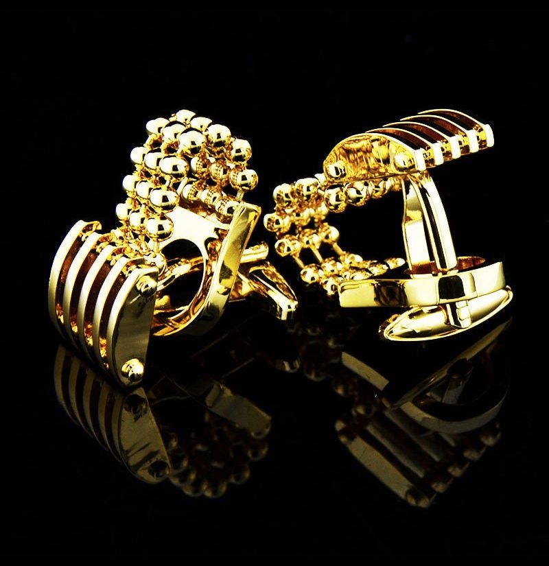 Gold Chain Cufflinks Gentleman's Guru