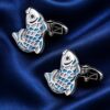Nautical Fish Cufflinks for Men from Gentlemansguru.com