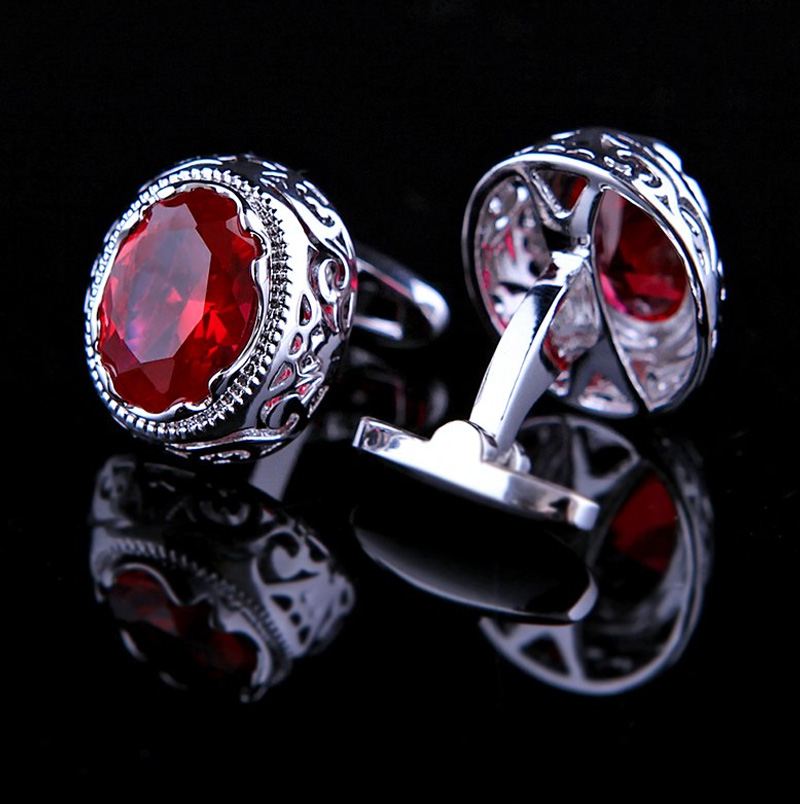 Red Ruby Cufflinks | Gentleman's Guru