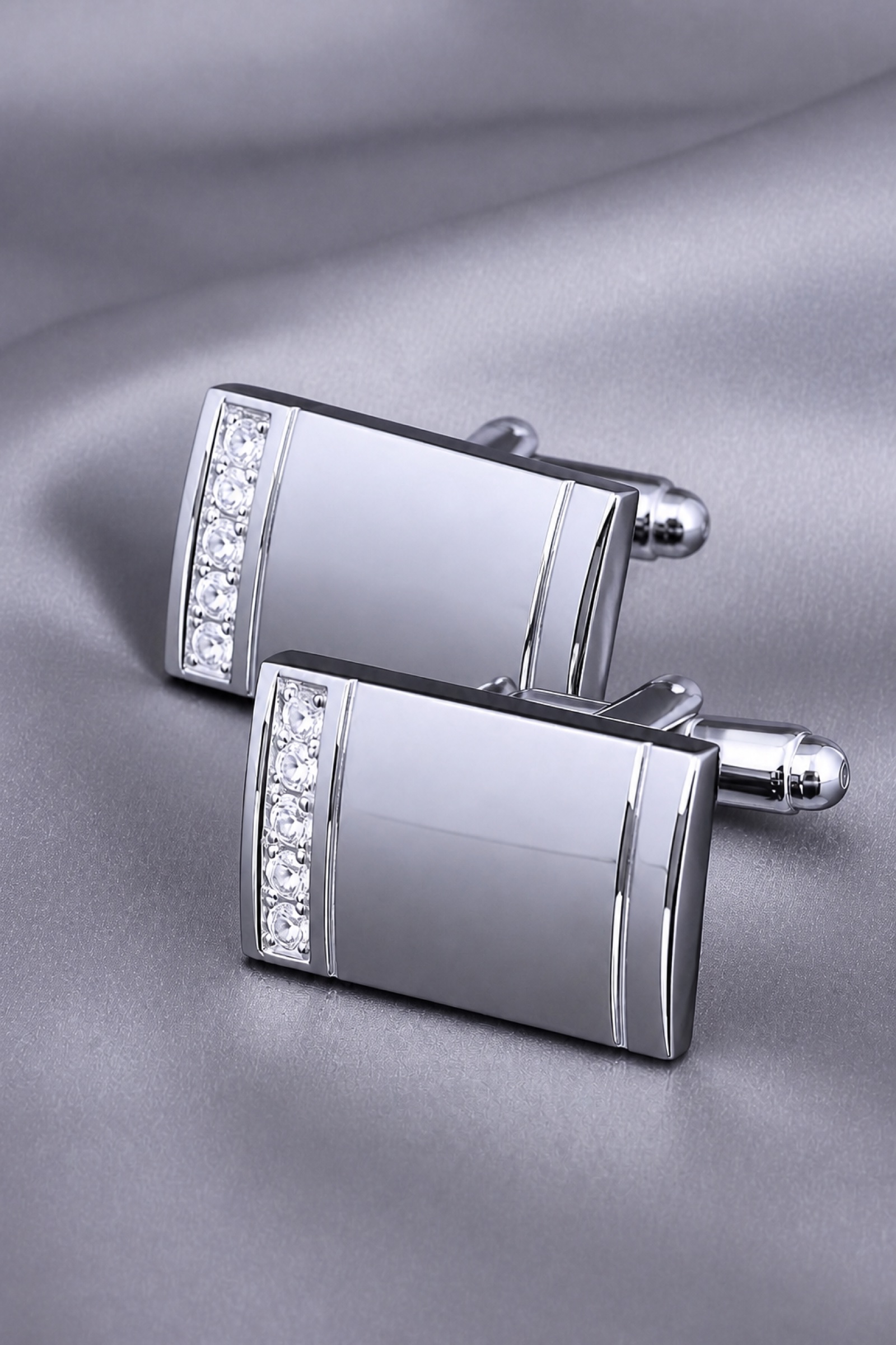 Formal Silver Cufflinks for Men from Gentlemansguru.com