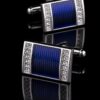 Luxury Royal Blue Wedding Cufflinks from Gentlemansguru.com