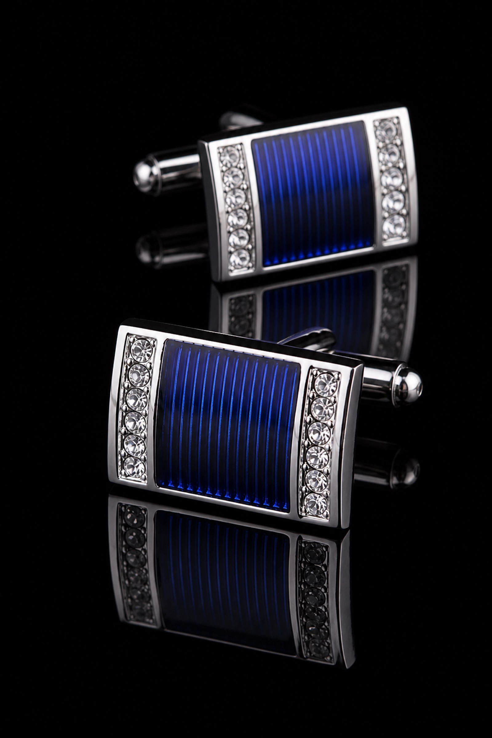 Luxury Royal Blue Wedding Cufflinks from Gentlemansguru.com