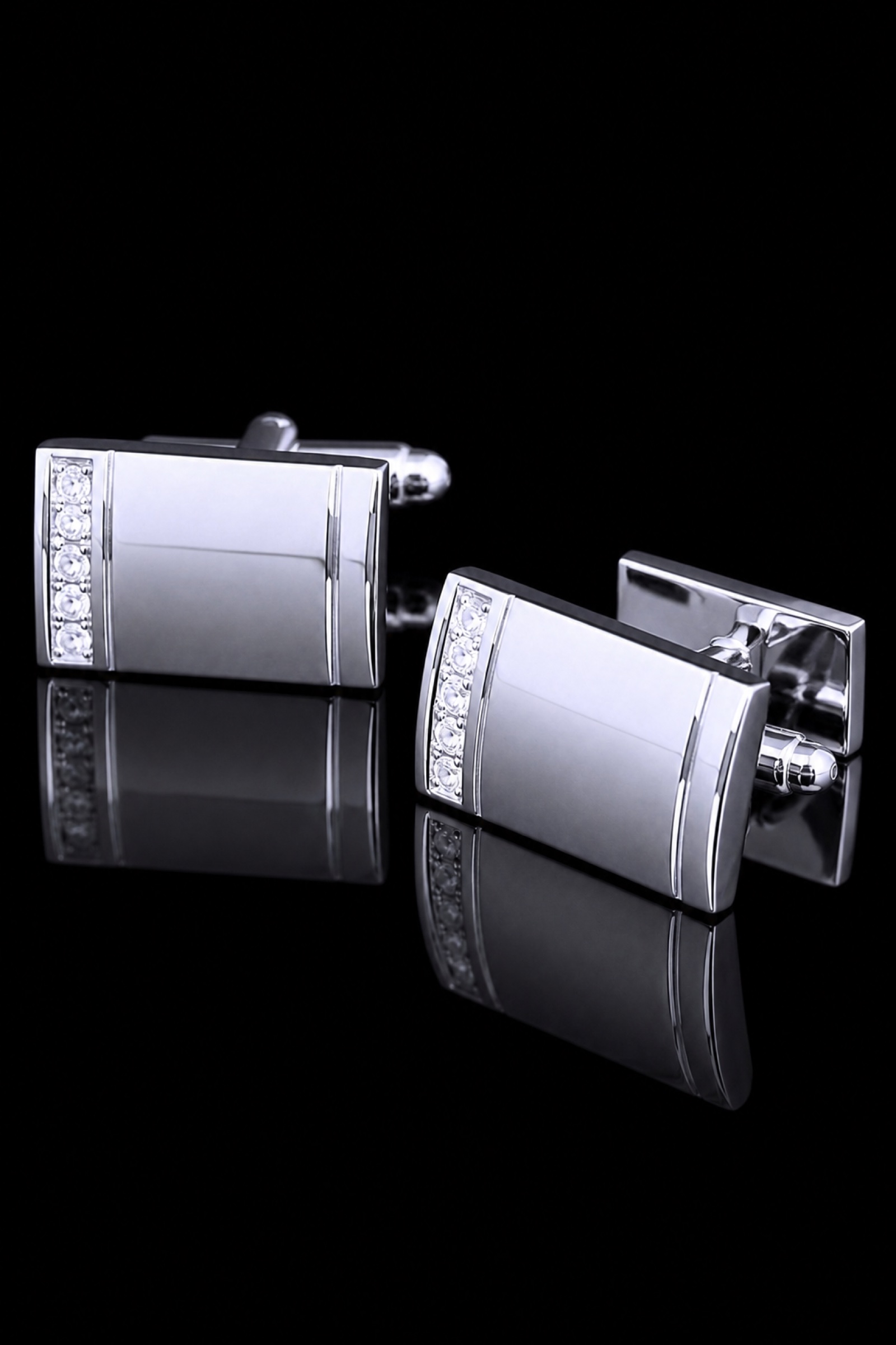 Luxury Silver Wedding Cufflinks from Gentlemansguru.com