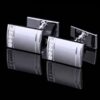 Mens Silver Crystal Cufflinks from Gentlemansguru.com