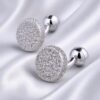 Wedding Silver Crystal Cufflinks from Gentlemansguru.com