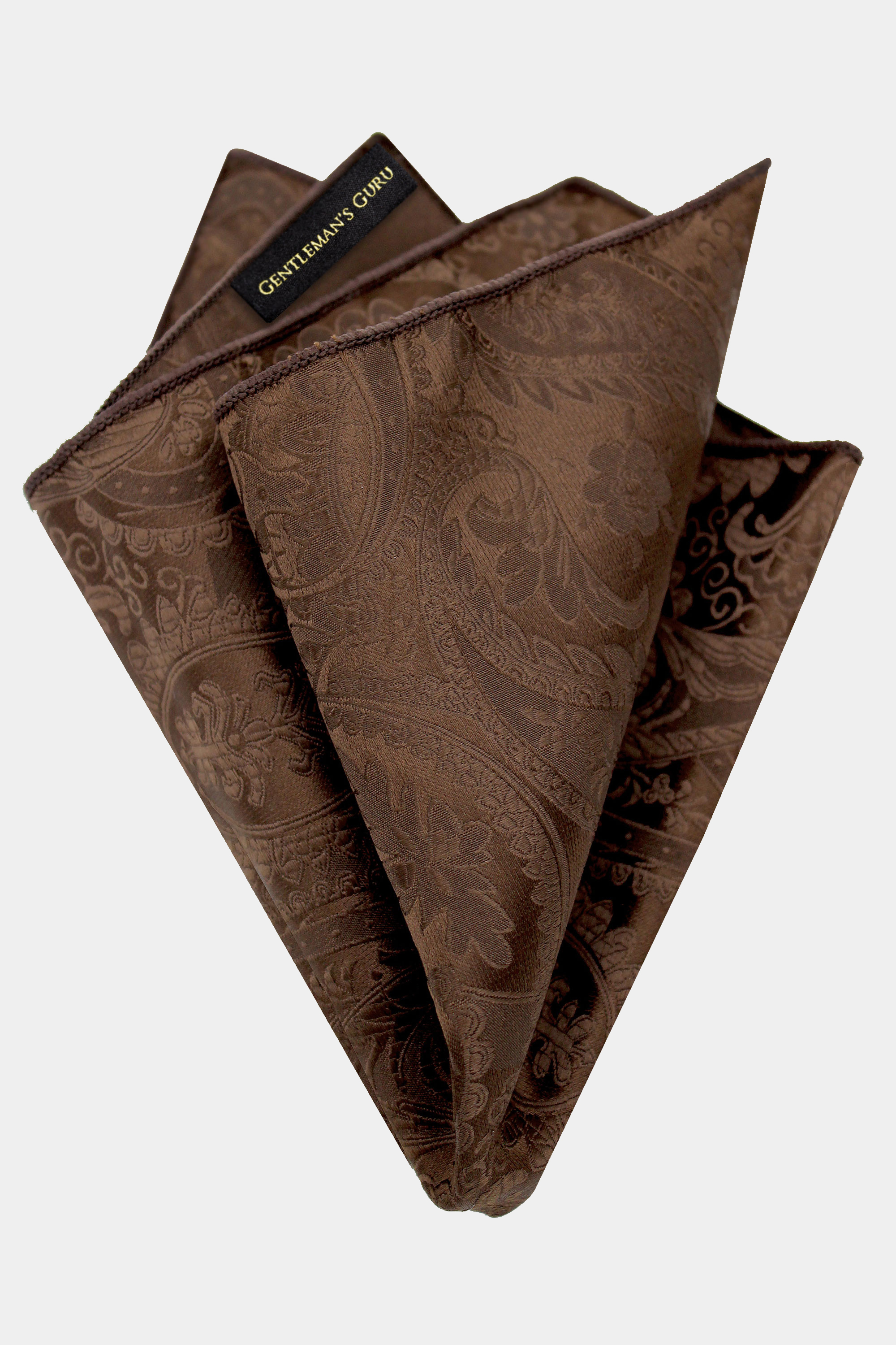 Brown-Paisley-Pocket-Square-Handkerchief-from-Gentlemansguru.com_