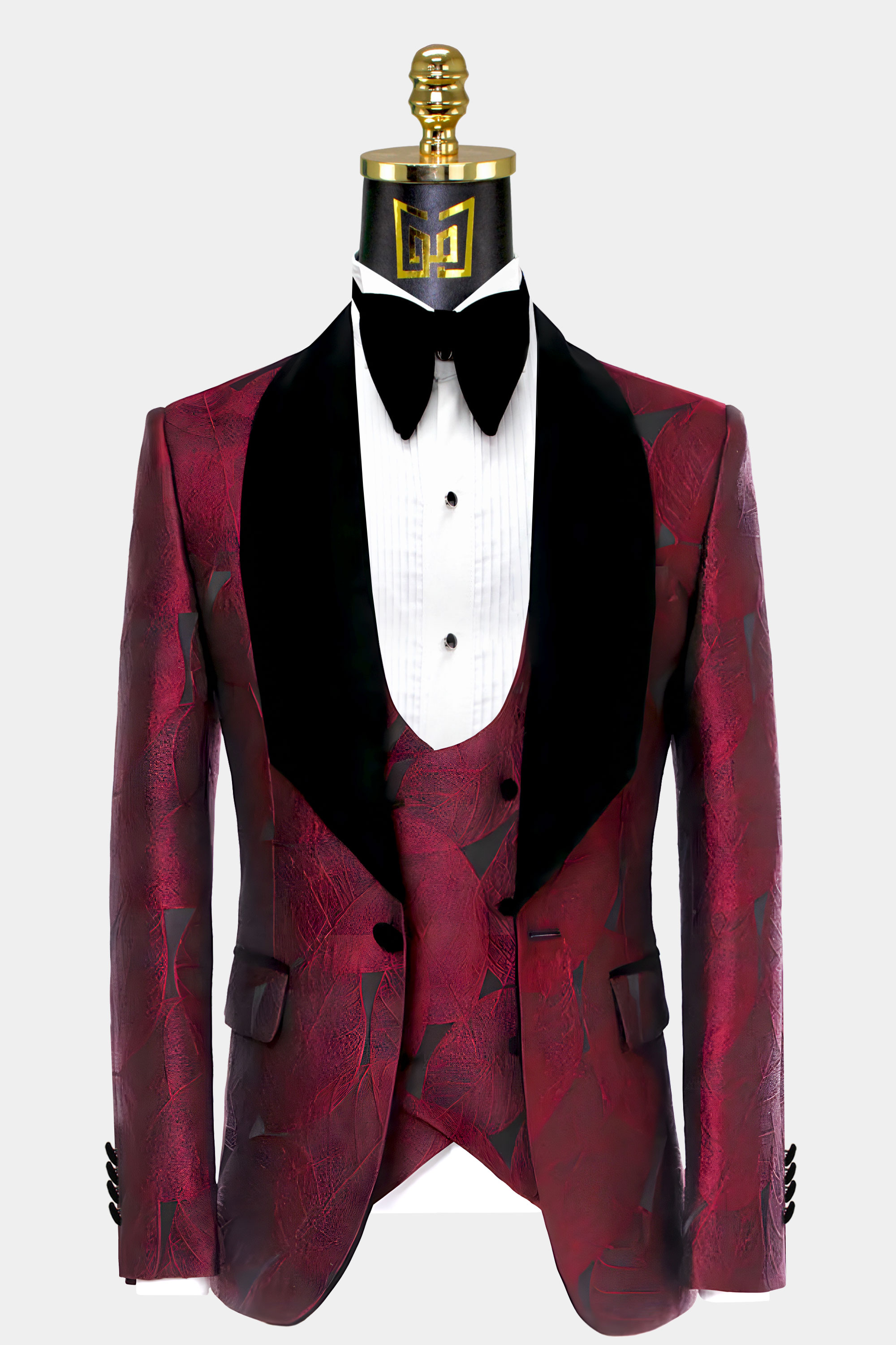 Burgundy-Wedding-Groom-Tuxedo-Suit-Jacket-from-Gentlemansguru.com