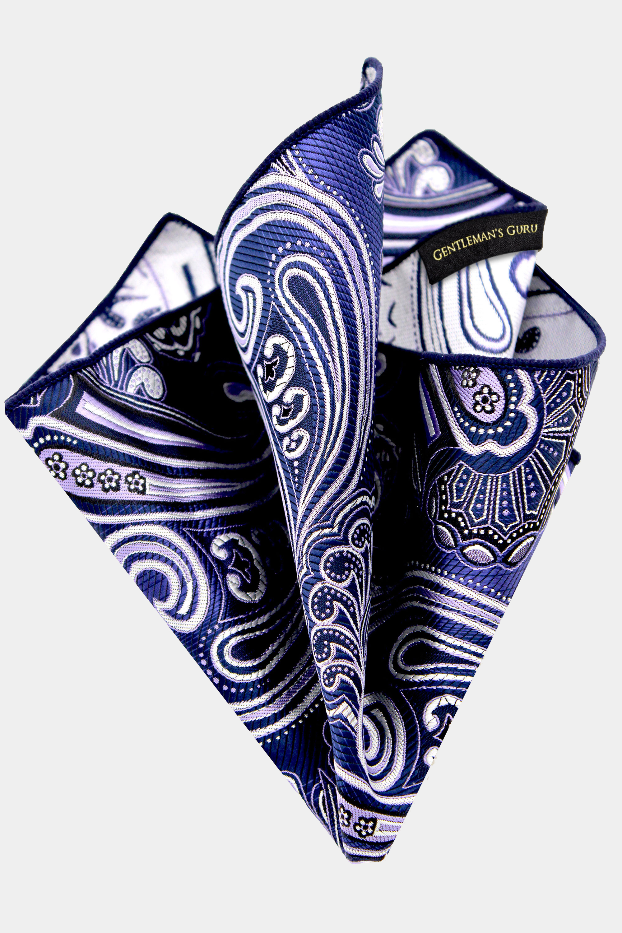 Cobalt-Blue-Paisley-POcket-Square-Handkerchief-from-Gentlemansguru.com_