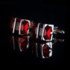 Crystal-Silver-And-Red-Cufflinks-from-Gerntlemansguru.com