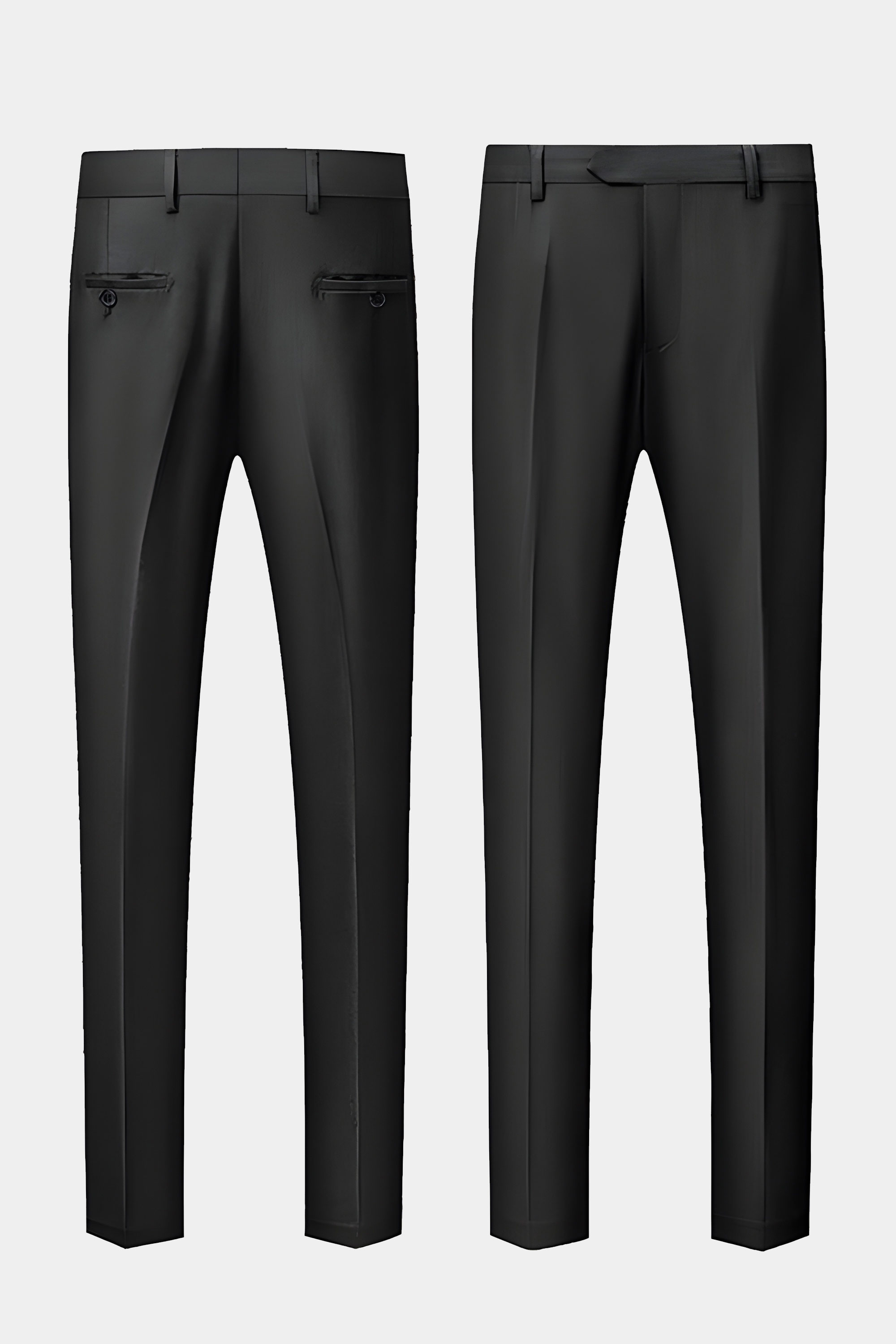 Men's Black Dress Pants & Slacks