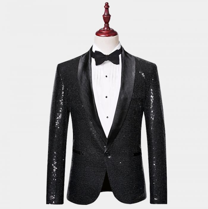 sequin tuxedo pants