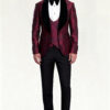 Mens-Burgundy-Tuxedo-With-Blac-Lapel-Luxury-Suit-from-Gentlemansguru.com