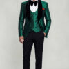 Mens-Green-Tuxedo-With-Black-Lapel-Luxury-Prom-Suit-King-from-Gentlemansguru.com