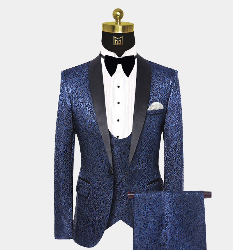 Mens-Navy-Blue-Floral-Tuxedo-Wedding-Prom-Suit-from-Gentlemansguru.com