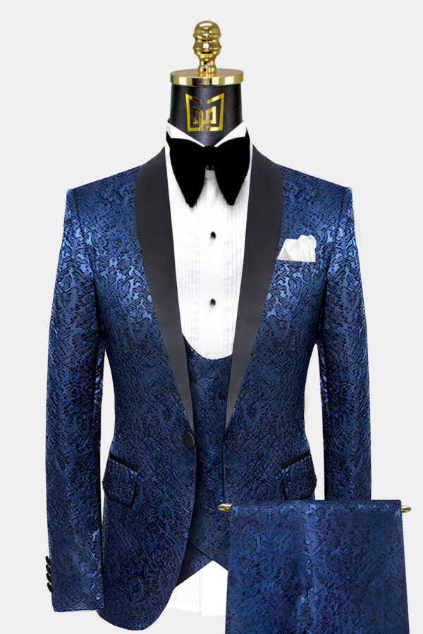 Mens-Navy-Blue-Tuxedo-with-Black-Lapel-Groom-Prom-Wedding-Suit-from-Gentlemansguru.com