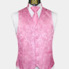 Mens-Pink-Paisley-Vest-and-Tie-Set-Wedding-Groom-Tuxedo-Vest-Waistcoat-from-Gentlemansguru.com_