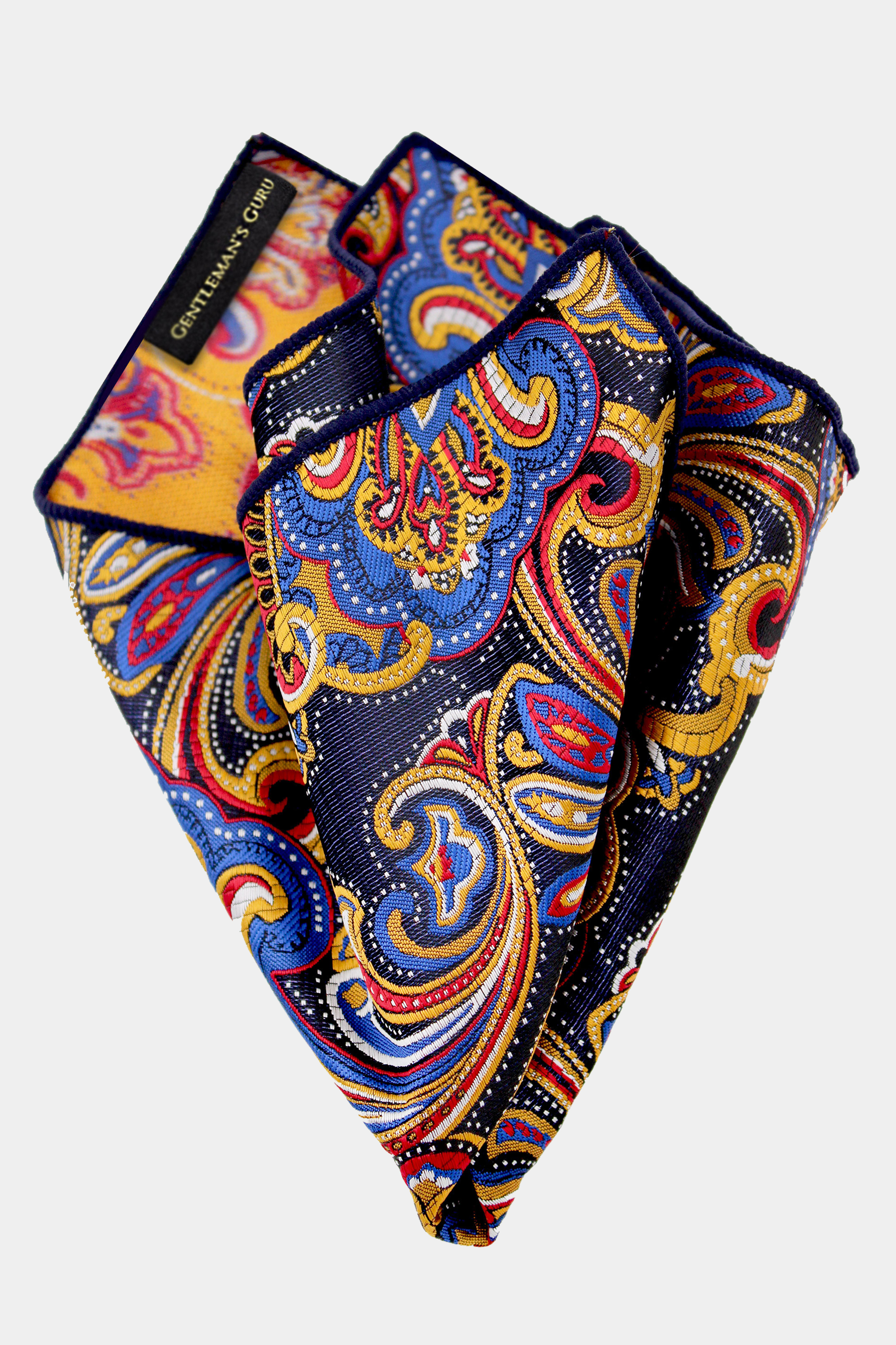 Multi-Color-Colorful-Paisley-Pocket-Square-Handkerchief-from-Gentlemansguru.com_