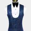 Navy-Blue-Damask-Tuxedo-Suit-Vest-from-Gentlemansguru.com