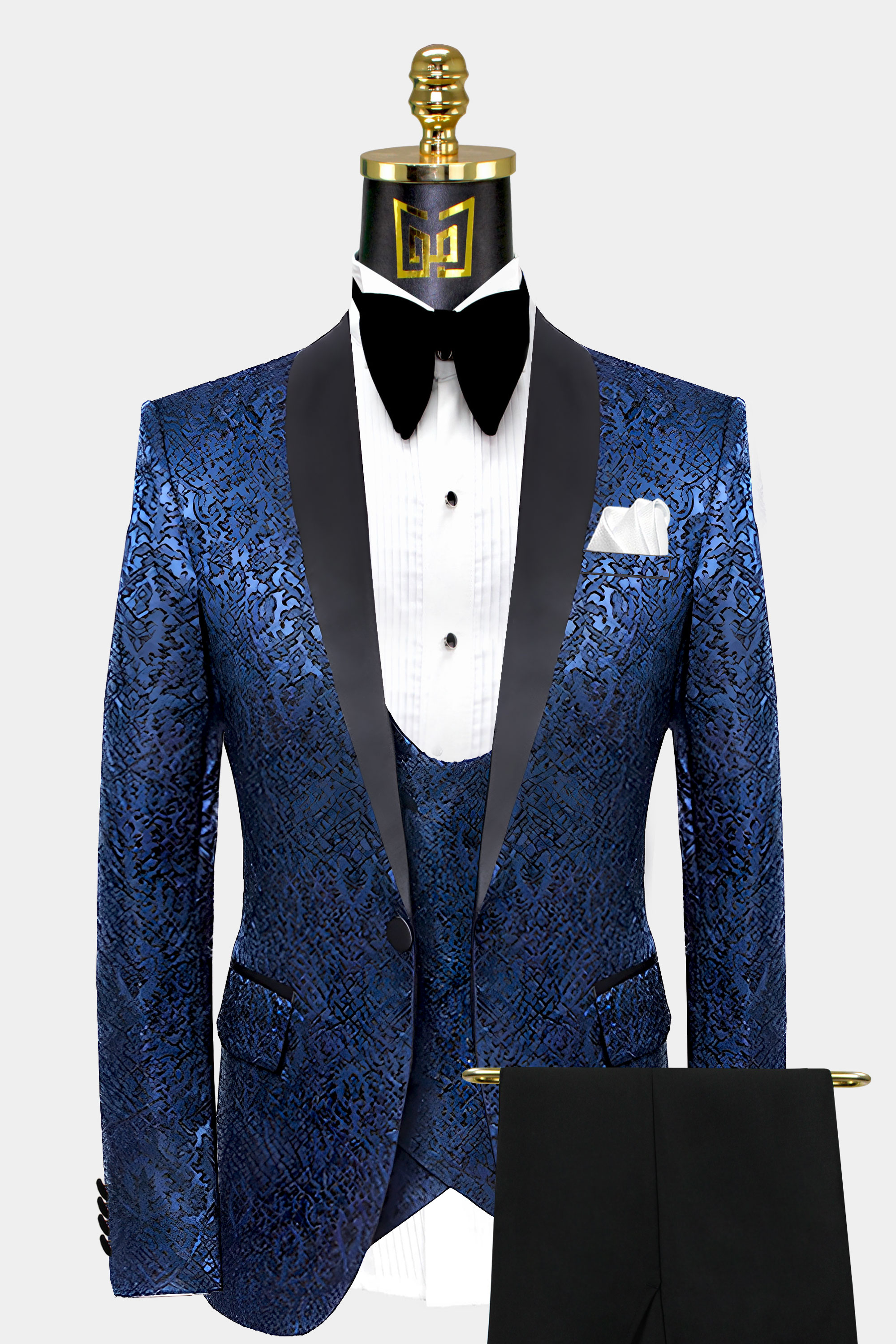 Blue On Black Suit | vlr.eng.br