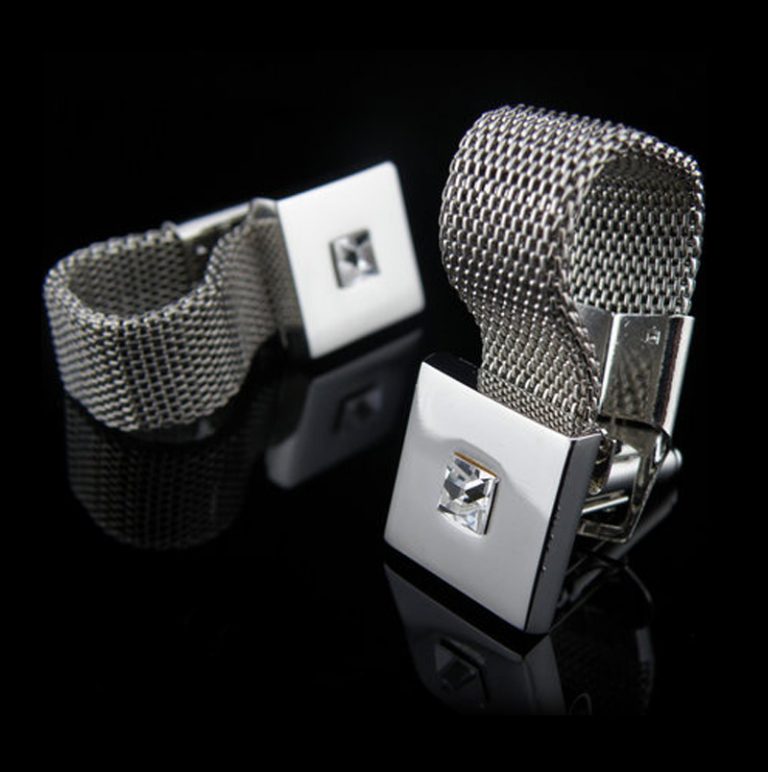 Silver Swank Wrap Around Cufflinks from Gentlemansguru.com