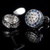 Blue and Silver Cufflinks Set from Gentlemansguru.com