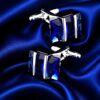 Blue Sapphire Cufflinks Luxury Gift from Gentlemansguru.com