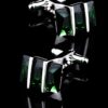 Emerald Green Crystal Cufflinks for Men from Gentlemansguru.com