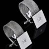 Silver Swank Wrap Around Cufflinks from Gentlemansguru.com