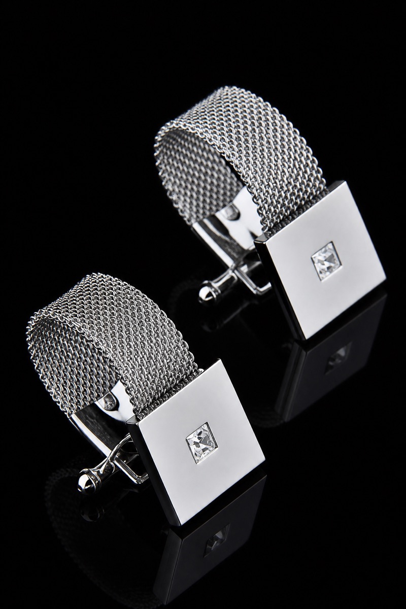 Silver Swank Wrap Around Cufflinks from Gentlemansguru.com