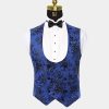 Mens-Blue-and-Black-Tuxedo-Vest-Waistcoat--from-Gentlemansguru.com