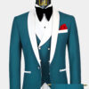 Mens-Teal-Blue-Tuxedo-with-White-Trim-Groom-Wedding-Prom-Suit-from-Gentlemansguru.com