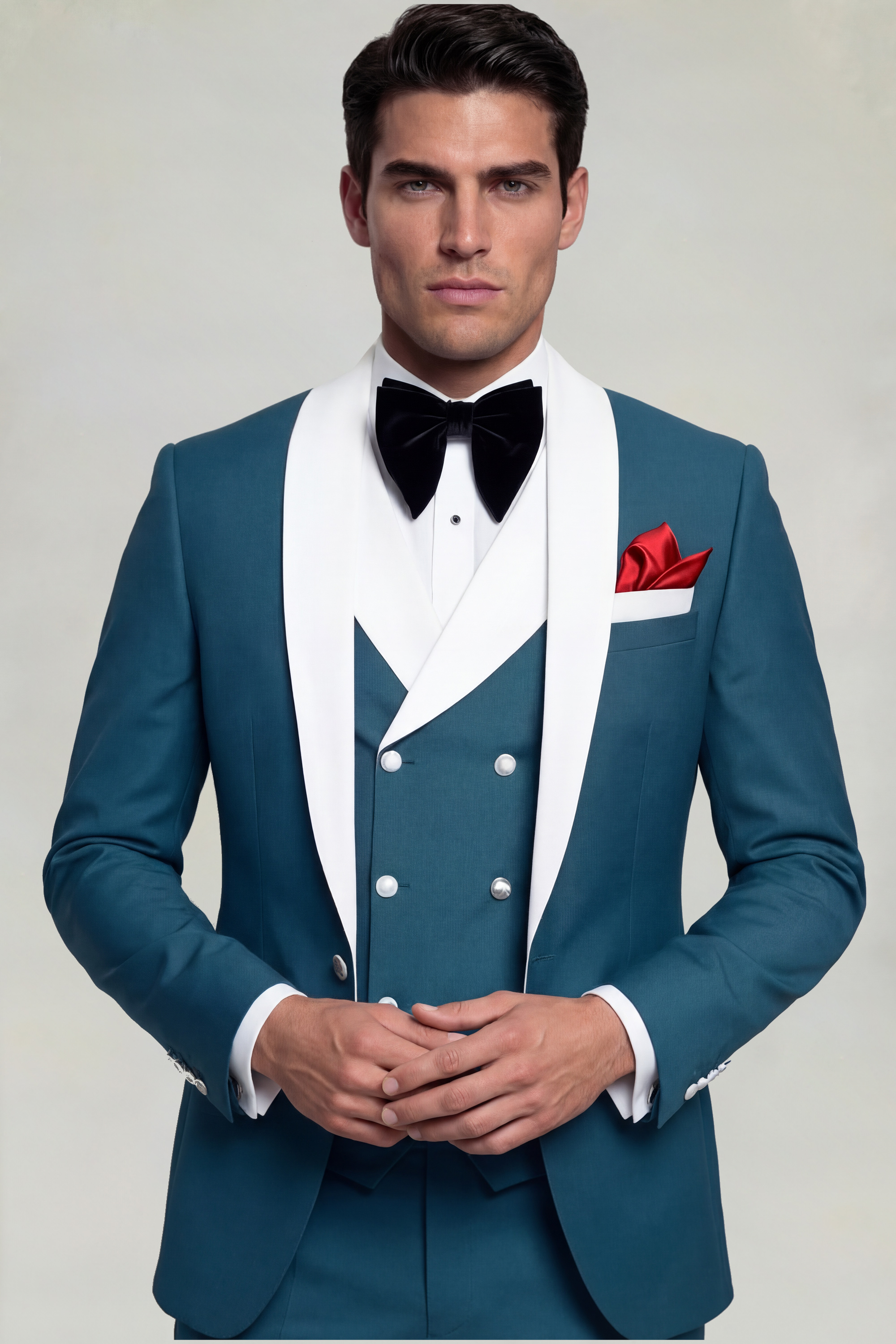 Mens-Teal-and-White-Tuxedo-Groom-Wedding-Tuxedo-Suit-from-Gentlemansguru.com