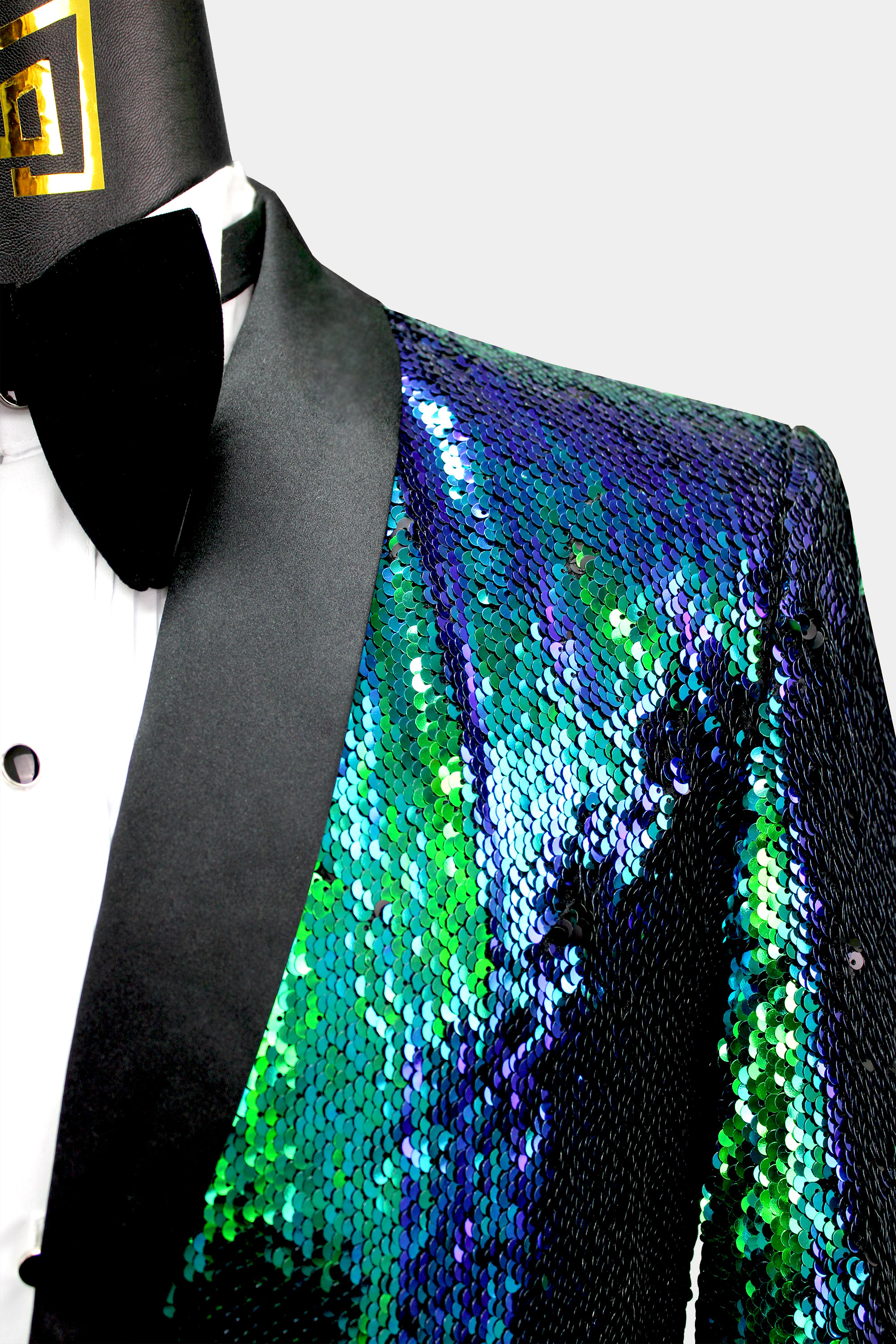 Mens Suit Bling Tuxedo  Glitter Sequins Costume Jacket Coat Show Prom Coat 