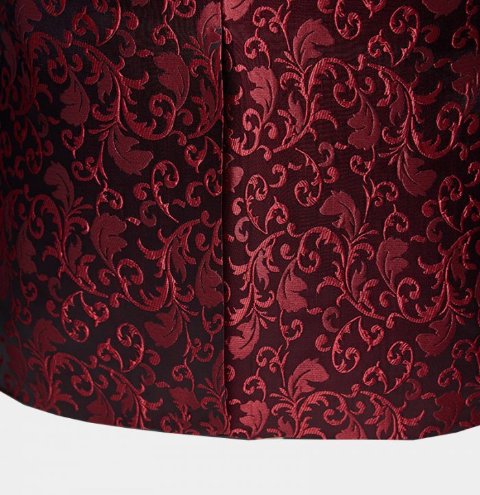 Red Paisley Blazer - Red Paisley Tuxedo + Matching Bowtie main image 1
