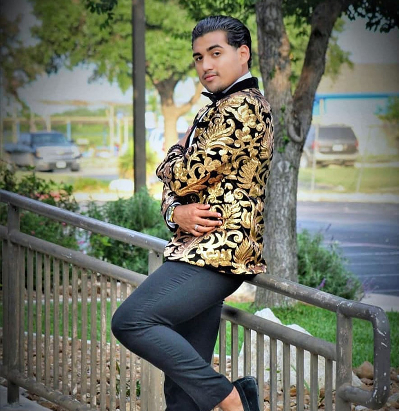 Customer Gallery With Black And Gold Tuxedo Jacket from Gentlemansguru.com