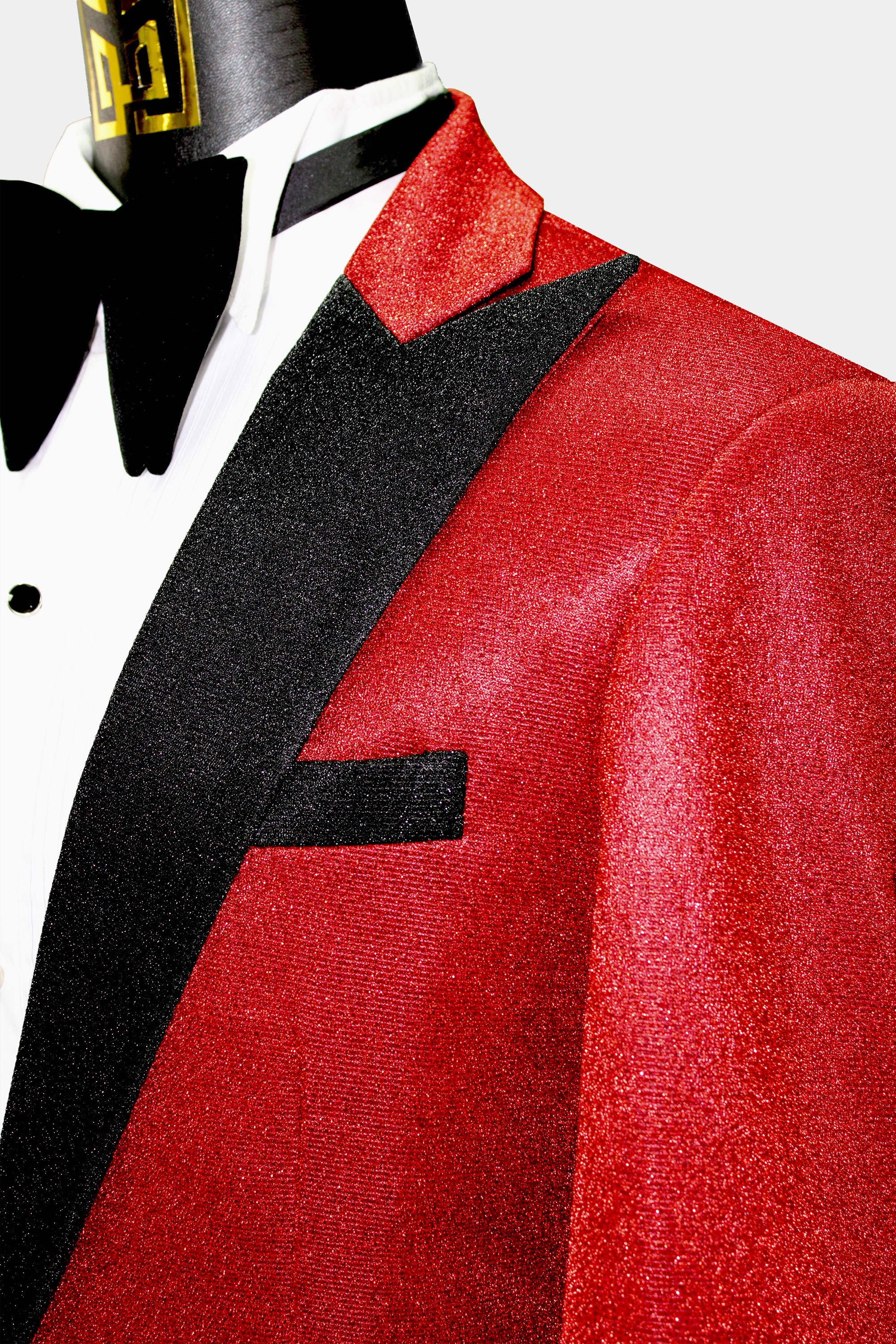 Red glitter deals blazer