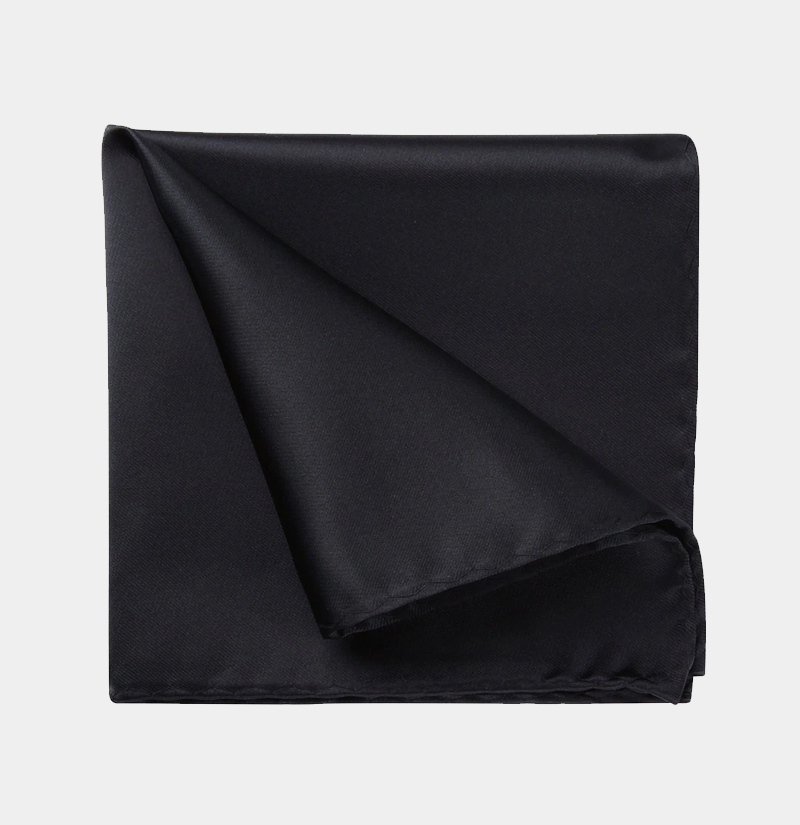 Silk-Black-Pocket-Square-Hankerchief-from-Gentlemansguru.com