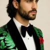 Black-and-Green-Luxury-Fancy-Mens-Sequin-Velvet-JAcket-from-Gentlemansgueru.com