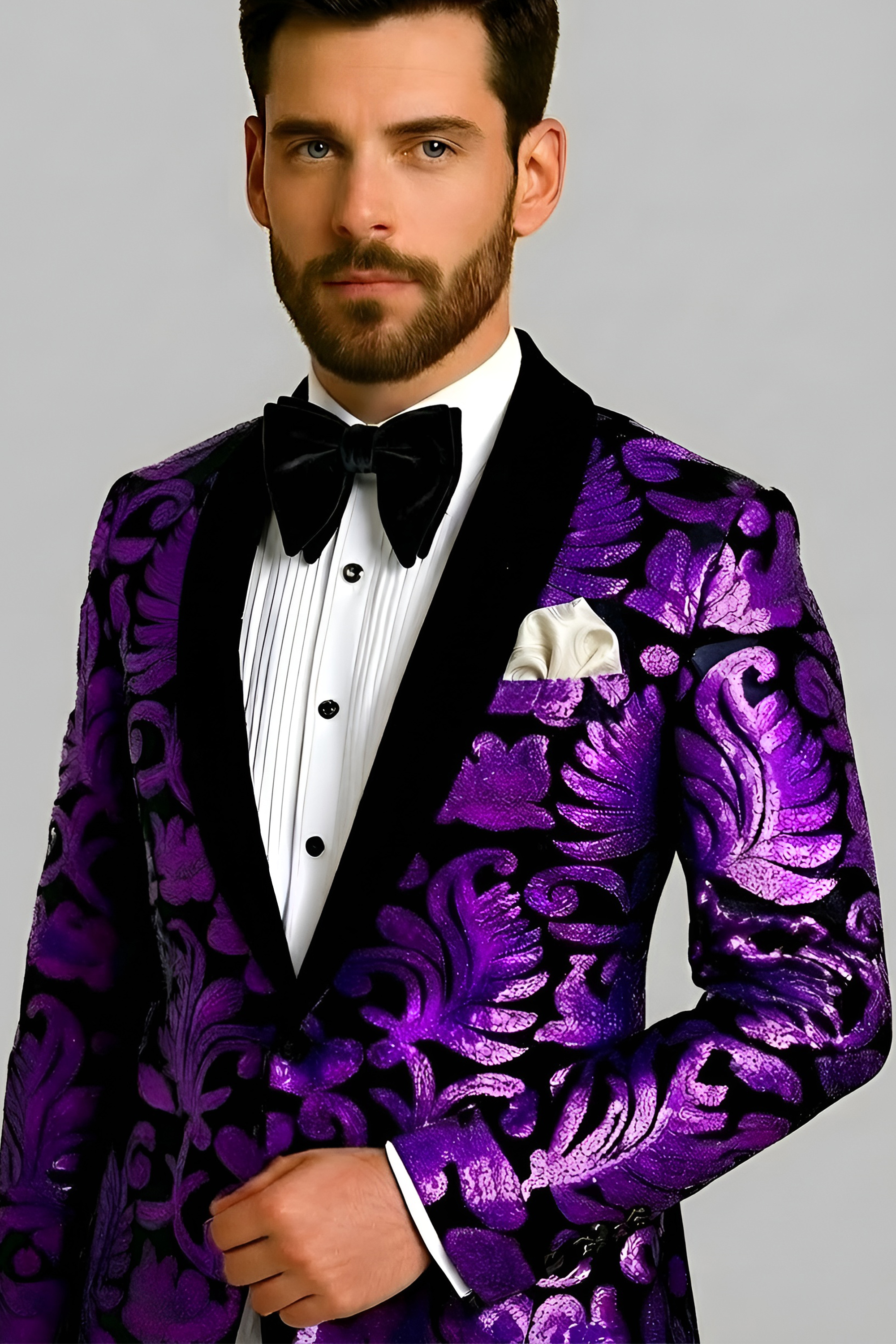 Black-and-Pruple-Mens-Tuxedo-JAcket-With-Sequin-Velvet-Suit-Blazer-from-Gentlemansguru.com